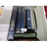 A small quantity of books including The Popular Encyclopaedia of Gardening, Modern Painters,