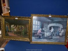 Two framed Margaret Dovaston Prints 'Start for the Competition' and 'Landlords Brew'.