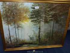 A large Coulson Print 'Quiet Forest' 32" x 25".