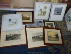 A quantity of Prints to include George Wright hunting prints, limited edition print no.