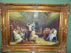 A large contemporary Oil on canvas being reproduction after Theodore Chaseriau entitled ''The
