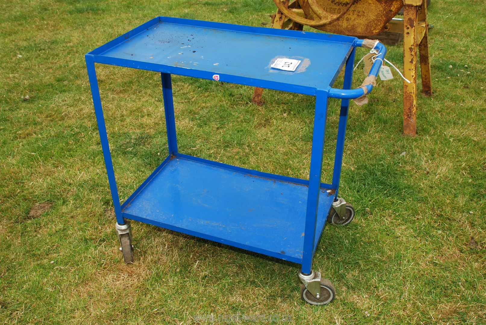 A tool trolley. 35" x 18 1/2" x 33" high.