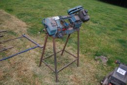 A Clarke metal worker electric Band saw, 240 volt.