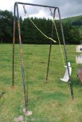 A child's swing.