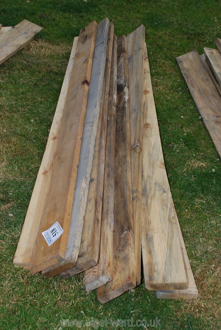 Quantity of boards, 6 x 1 1/4'' x 8' approx.