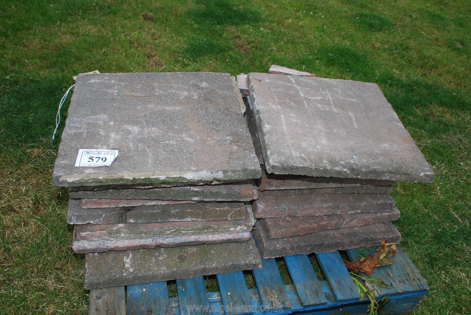Paving slabs, 28'' x 23'' approx. (15 approx).