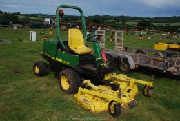 A John Deere F1145 commercial 60" cut four-wheel-drive up-front rotary Mower with Yanmar 3 cylinder