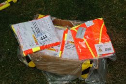 A quantity of Hi-Viz safety vests.