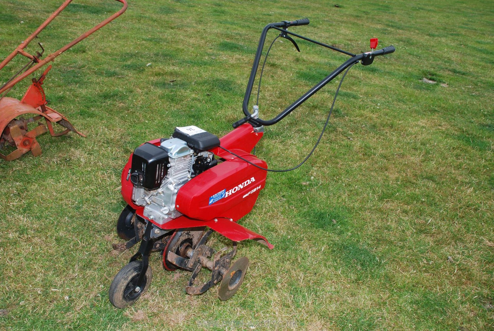 A Honda petrol engined FG314 rotary cultivator- running at time of lotting. - Image 2 of 2