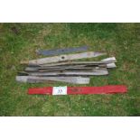 Various mower blades.