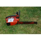 A Homelite XL automatic oiling chainsaw, good compression but no chain-brake.