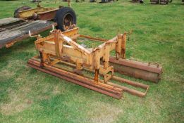 A "Quadraplay" hydraulic mounted ground Leveller, 9' wide, approx.