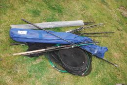 A quantity of fishing equipment.