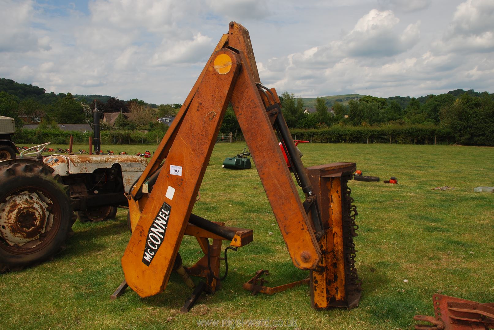 A McConnell hedge trimmer with 3ft head.