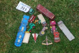 A quantity of Die-cast toys.