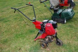 A Honda petrol engined FG314 rotary cultivator- running at time of lotting.