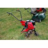 A Honda petrol engined FG314 rotary cultivator- running at time of lotting.