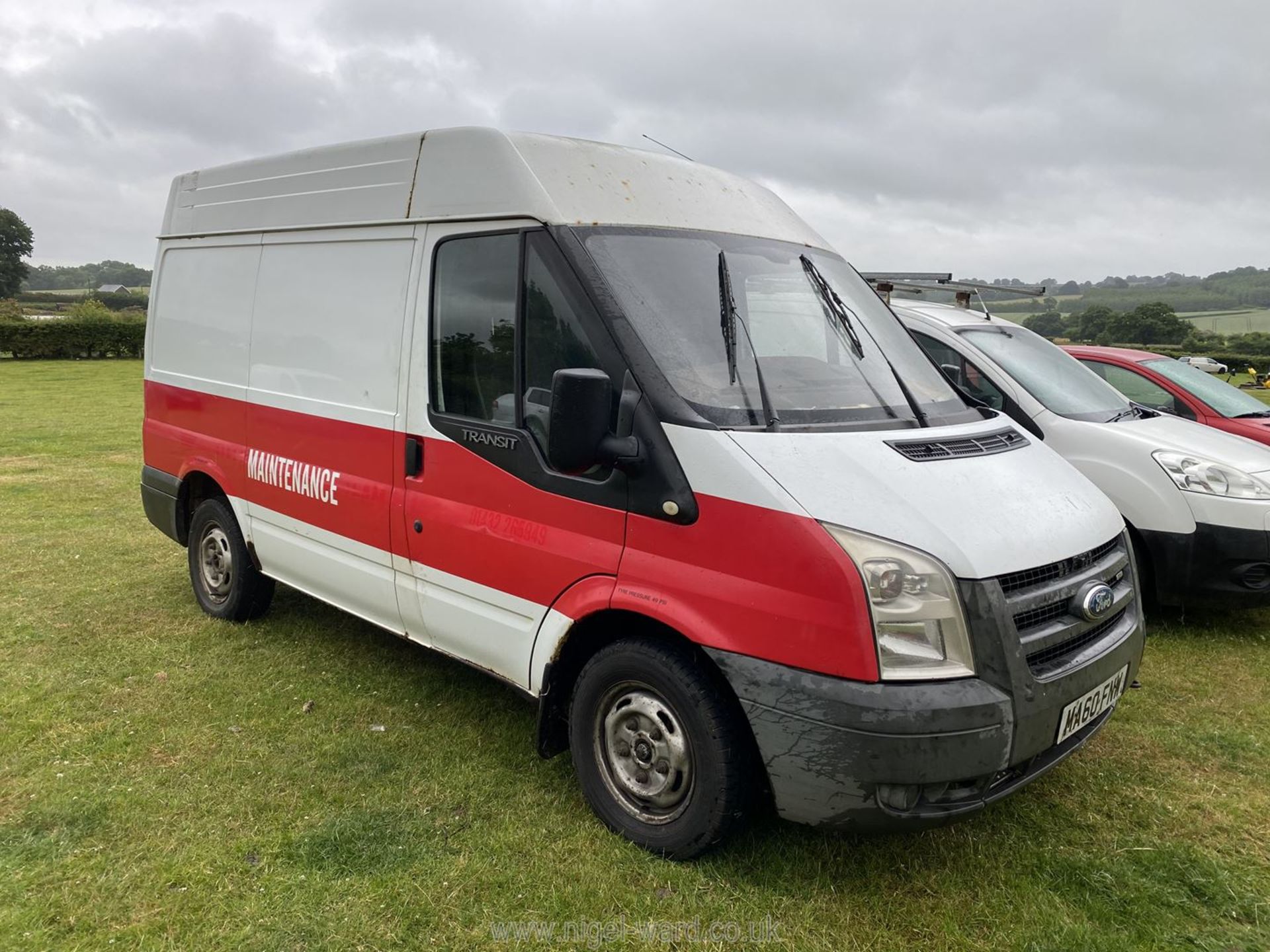 Ford Transit Van reg. no.