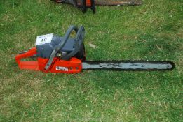 An Oleo Mac 962 chainsaw with chain-brake, good compression.