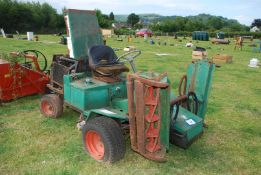Ransomes triple lawn mower (Kubota engine understood to be good, hydraulics require attention).