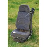 An electrically adjustable vehicle seat.