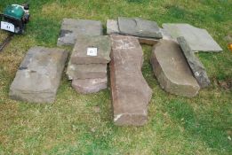 A quantity of various sized stone.