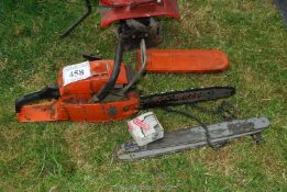 A Husqvarna chainsaw for spares (plus spares).