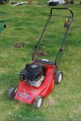 A Lawn King Sovereign rotary mower, (Good compression but no fuel present).