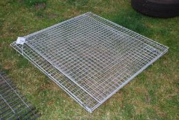 4 weld mesh sections 4ft x 42" approx.