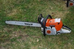 Stihl MS 441C Chainsaw, little used, 24" bar, (ran at time of lotting).