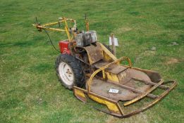 A rough cut (Wolseley Clearway) self driven walk-behind rotary mower with Kohler Magnum 8 hp petrol