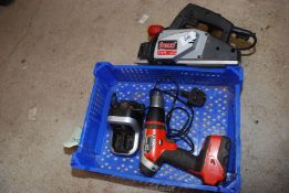 Freud Electric Planer (not working) and Black & Decker Drill, rechargeable a/f.