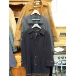 3 ladies coats, Daks, Andrew Stewart Mohair Cape coat, etc. size 12/14.