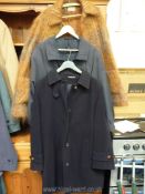 3 ladies coats, Daks, Andrew Stewart Mohair Cape coat, etc. size 12/14.