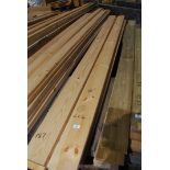 14 lengths of pine decking 6" x 1 1/4" x 118" long (approx).