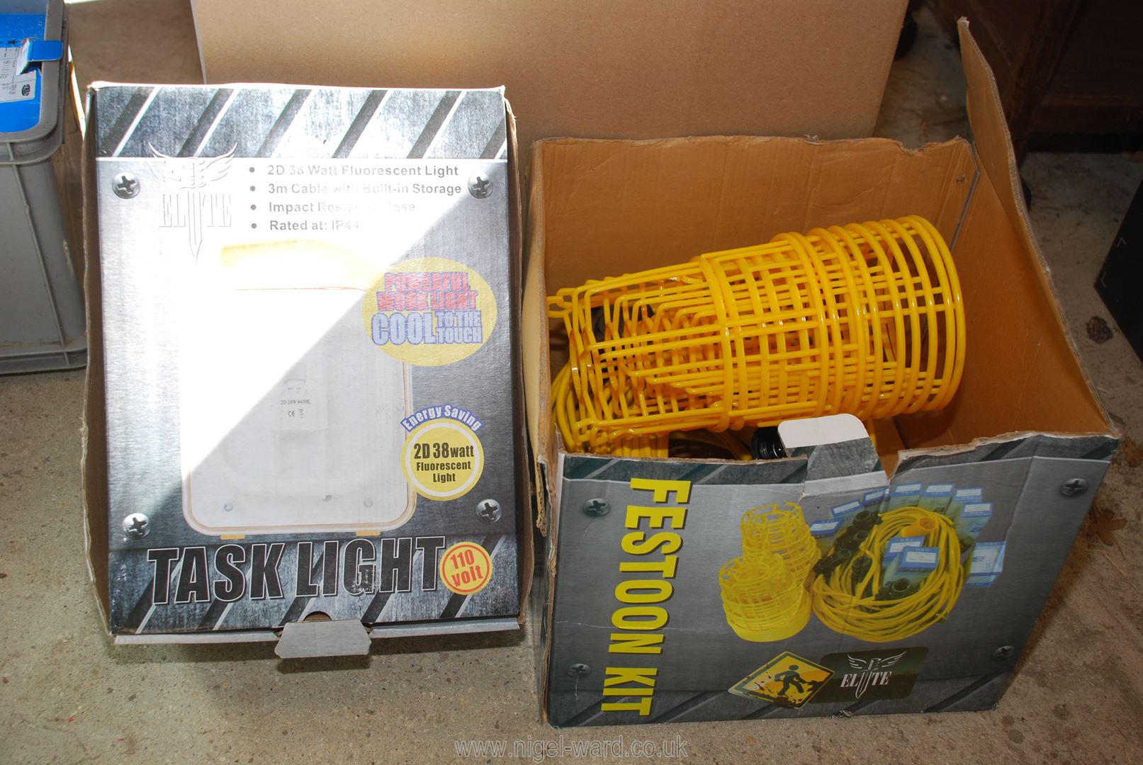 110v Garage Lighting, new, boxed, plus spare bulbs. - Image 2 of 3