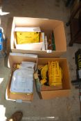 110v Garage Lighting, new, boxed, plus spare bulbs.