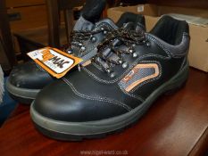 Pair of Hymac safety shoes, size 12.