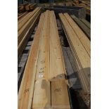 21 lengths of softwood decking 6" x 1 1/4" x 165" long (approx).