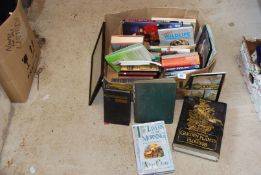 Quantity of books on gardening, history, dolls, dressmaking, photography etc.