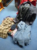 2 boxes of ladies skirts, tops, jackets, scarves etc. by Acquascutum, Dannimac etc.