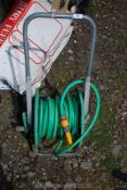 Hose and reel.