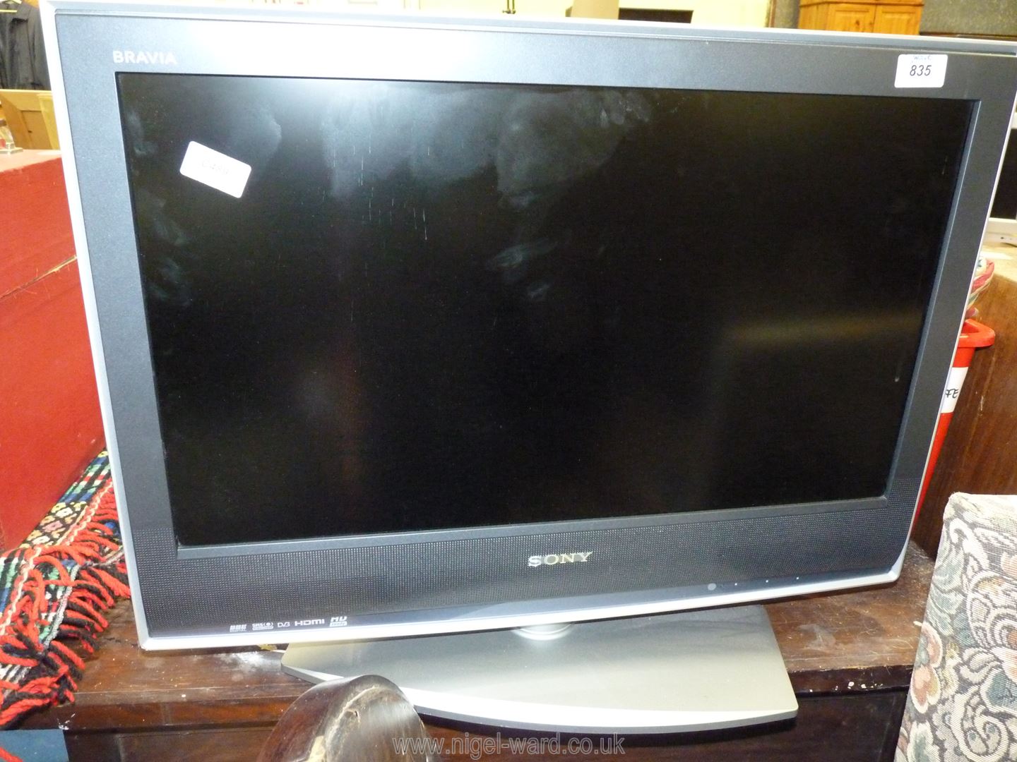 A Sony Bravia LCD TV 26" screen.