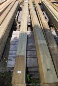 2 lengths of softwood 6" x 2" x 151" (approx).