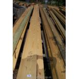 15 lengths of decking 6" x 1 1/4" x 201" long (approx).