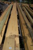 15 lengths of decking 6" x 1 1/4" x 201" long (approx).