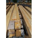 15 lengths of softwood 6" x 1 1/4" x 178" to 189" long (approx).