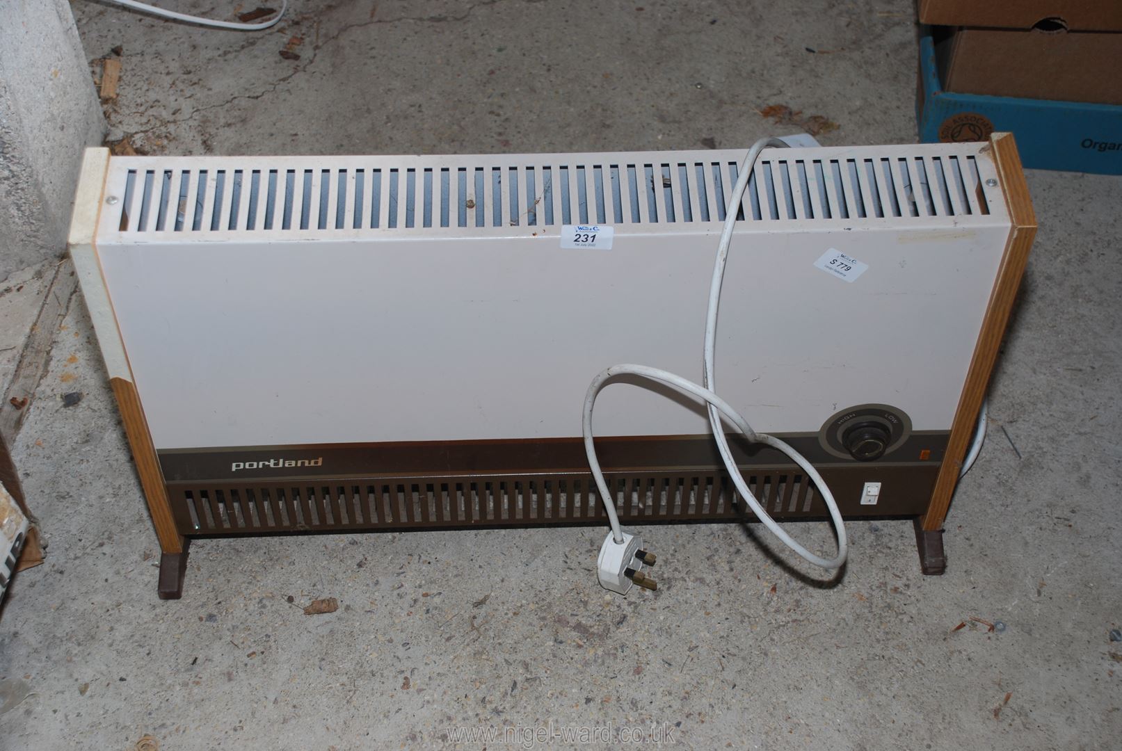 Portland Electric Heater a/f.