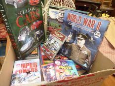 Quantity of boxed DVD sets inc. WWII, Classic Cars, plus single DVD's.