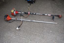 2 petrol strimmers; Echo and Mitsubishi, for spares and repairs.